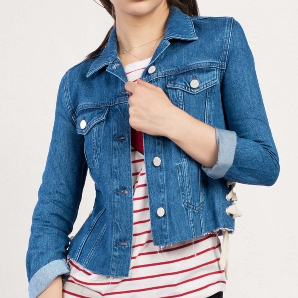 French Connection Soft Authentic Lace Side Jacket - image 1